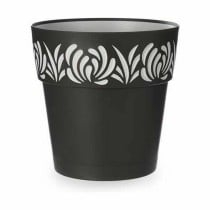Pot auto-arrosant Stefanplast 88603 Gaia Anthracite Plastique 29 x 29 x 29 cm (6 Unités)