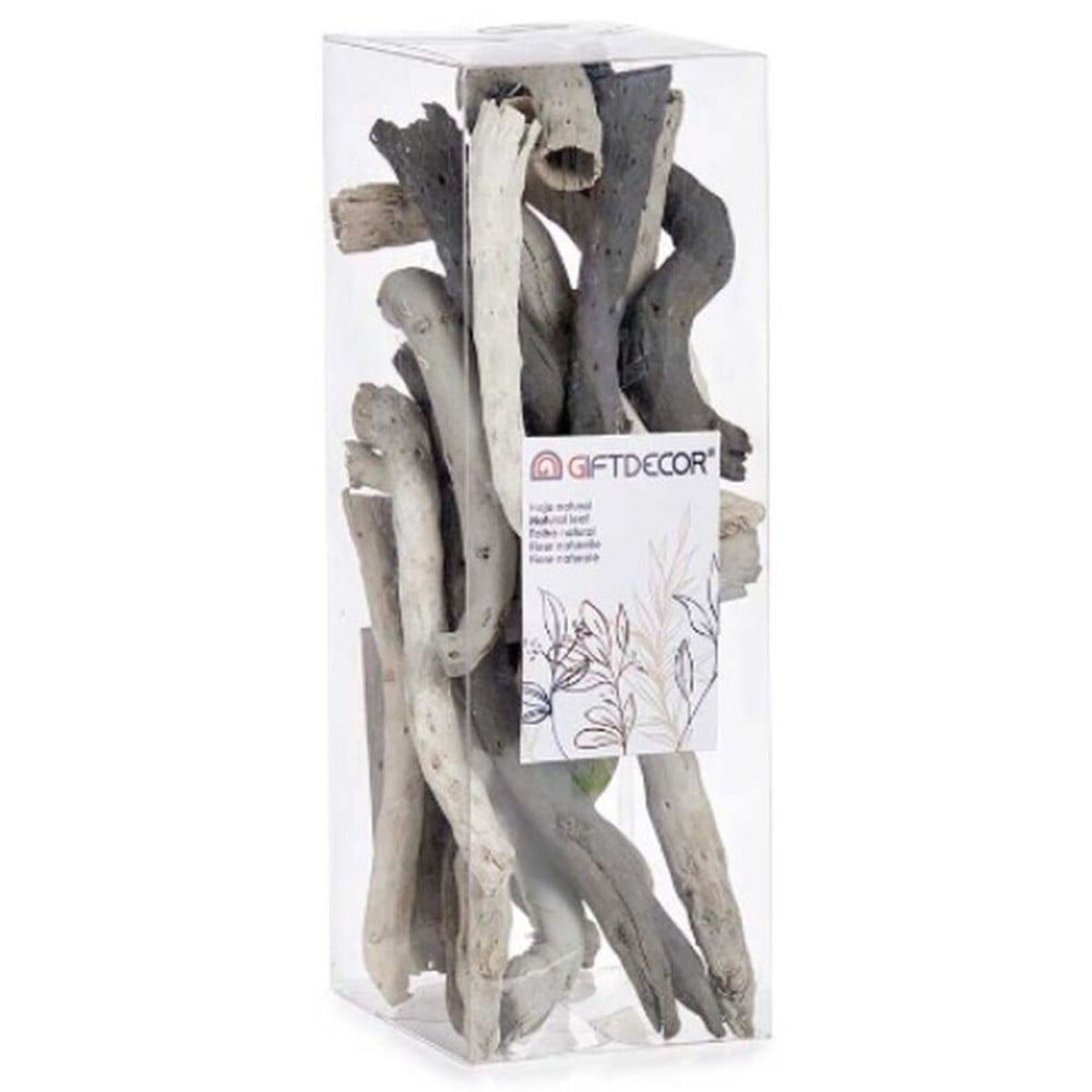 Decorative Log Gift Decor 76716 76716 Grey 9 x 27 x 9 cm (12 Units)