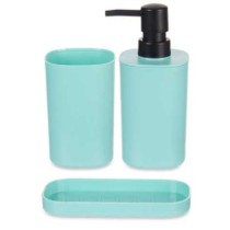 Bath Set Berilo B8108-S3-MINT B8108-S3-MINT Black Green polypropylene (12 Units)