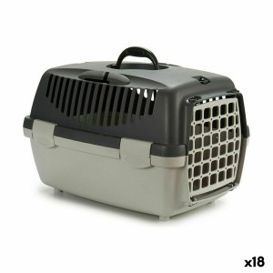 Cage de Transport Stefanplast PR407G PR407G Anthracite Gris clair Plastique 33 x 30 x 47 cm (18 Unités)