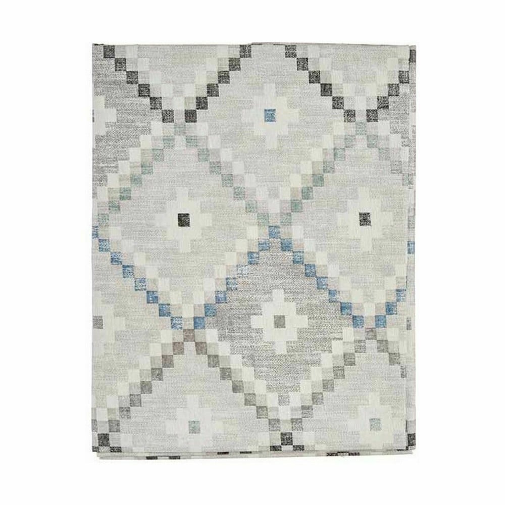 Stain-proof tablecloth Kinvara ROMBOS-A ROMBOS-A Blue Thin canvas Anti-stain Rhombus 140 x 180 cm (6 Units)