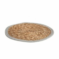 Dessous de plat Gift Decor 89722 89722 Gris Naturel Fibre naturelle 35 x 1 x 35 cm (48 Unités)