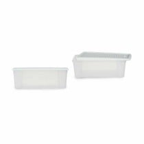 Aufbewahrungsbox mit Deckel Stefanplast 30833 Elegance Weiß Kunststoff 5 L (12 Stück)
