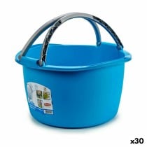 Wäschekorb Stefanplast PR154O PR154O Blau Weiß Braun grün Kunststoff 16 L 39 x 22 x 39 cm Mit Griffen (30 Stück)