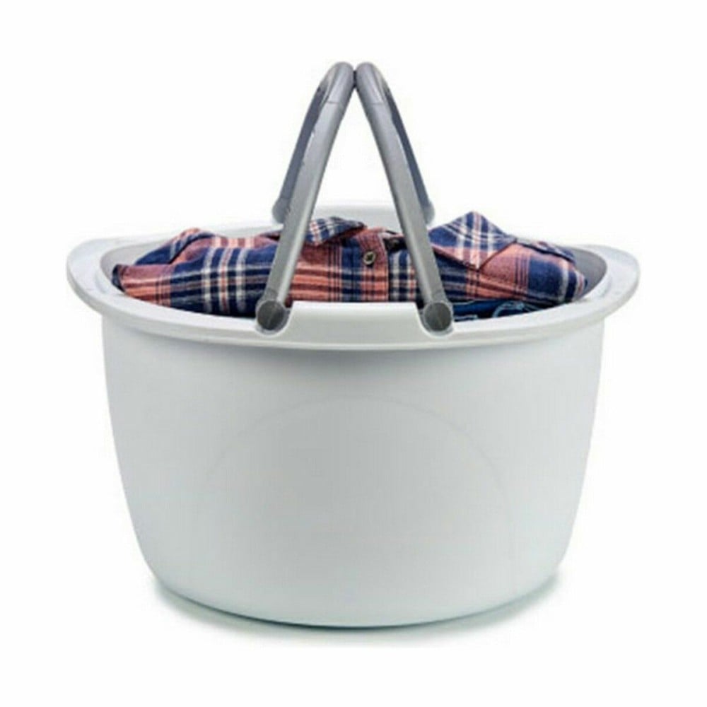 Wäschekorb Stefanplast PR154O PR154O Blau Weiß Braun grün Kunststoff 16 L 39 x 22 x 39 cm Mit Griffen (30 Stück)