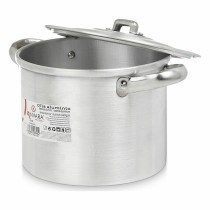 Kochtopf mit Deckel Kinvara 100031 100031 Silberfarben Aluminium 23,5 x 15 x 18 cm (6 Stück)