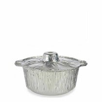 Casseroles Kinvara 66105 66105 Argenté Argent Jetable Avec couvercle Casserole