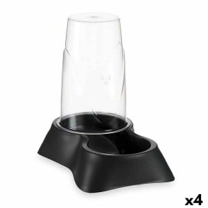 Mangeoir pour animaux Mascow 87851 87851 Noir polypropylène 3,5 L 21,5 x 32,5 x 32,5 cm Distributeur (4 Unités)
