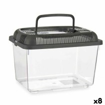 Bocal à poisson Mascow 87865 87865 Gris Plastique 7 L 20 x 20 x 30 cm Avec poignée Grand (8 Unités)