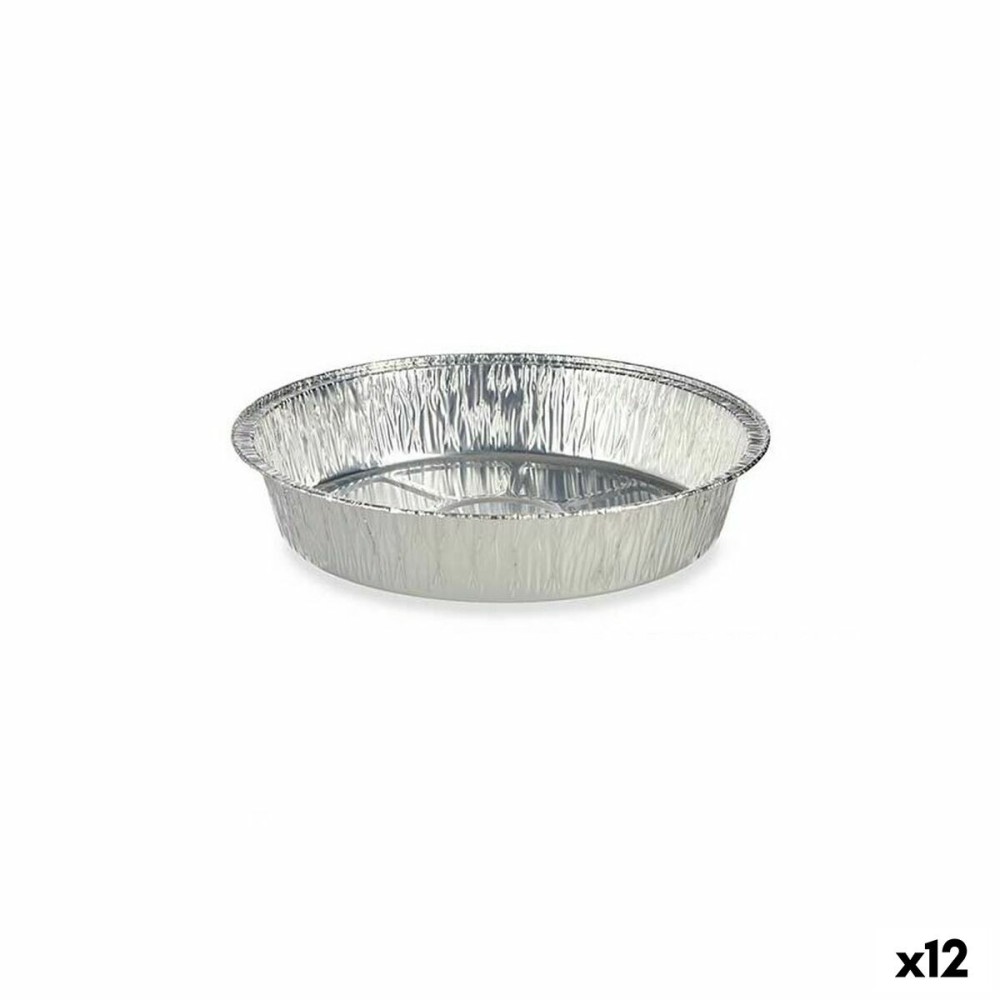 Lot de plateaux pour aliments Kinvara 30268 30268 Jetable Rond 12 Unités