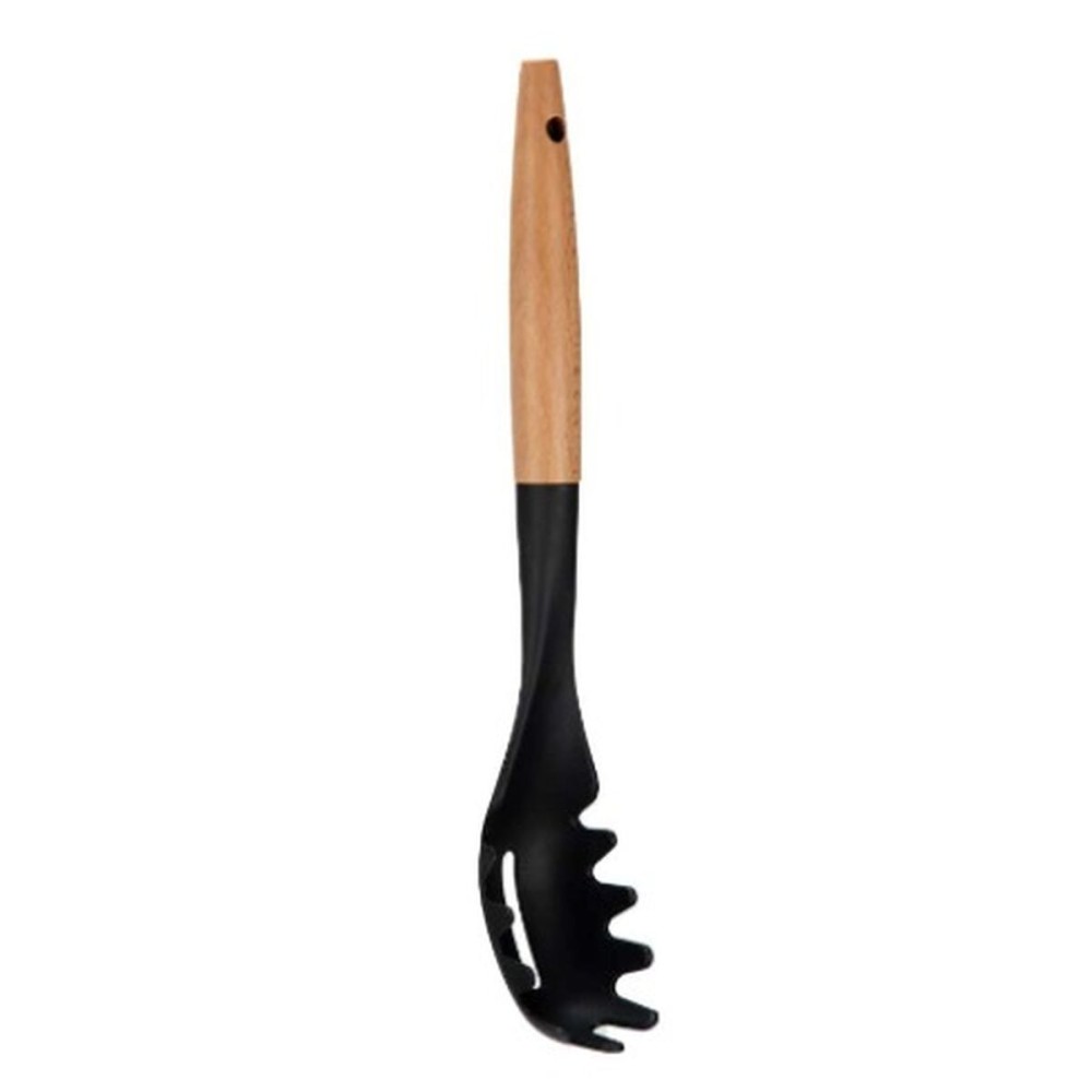 Spaghettilöffel Kinvara KT190072-6 PBT KT190072-6 PBT Schwarz natürlich Holz Kunststoff 6 x 33,5 x 6 cm 6 x 33,5 cm (12 Stück)