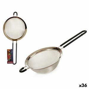 Tamis Kinvara 54149 54149 Noir Gris Silicone Acier inoxydable 10,5 x 5 x 26 cm 26 x 26 x 4 cm 10,5 x 26 x 4 cm (36 Unités)