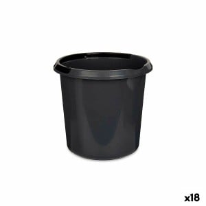 Eimer mit Henkel 1310-G 1310-G Grau Anthrazit 10 L 30 x 28,5 x 30 cm (18 Stück)