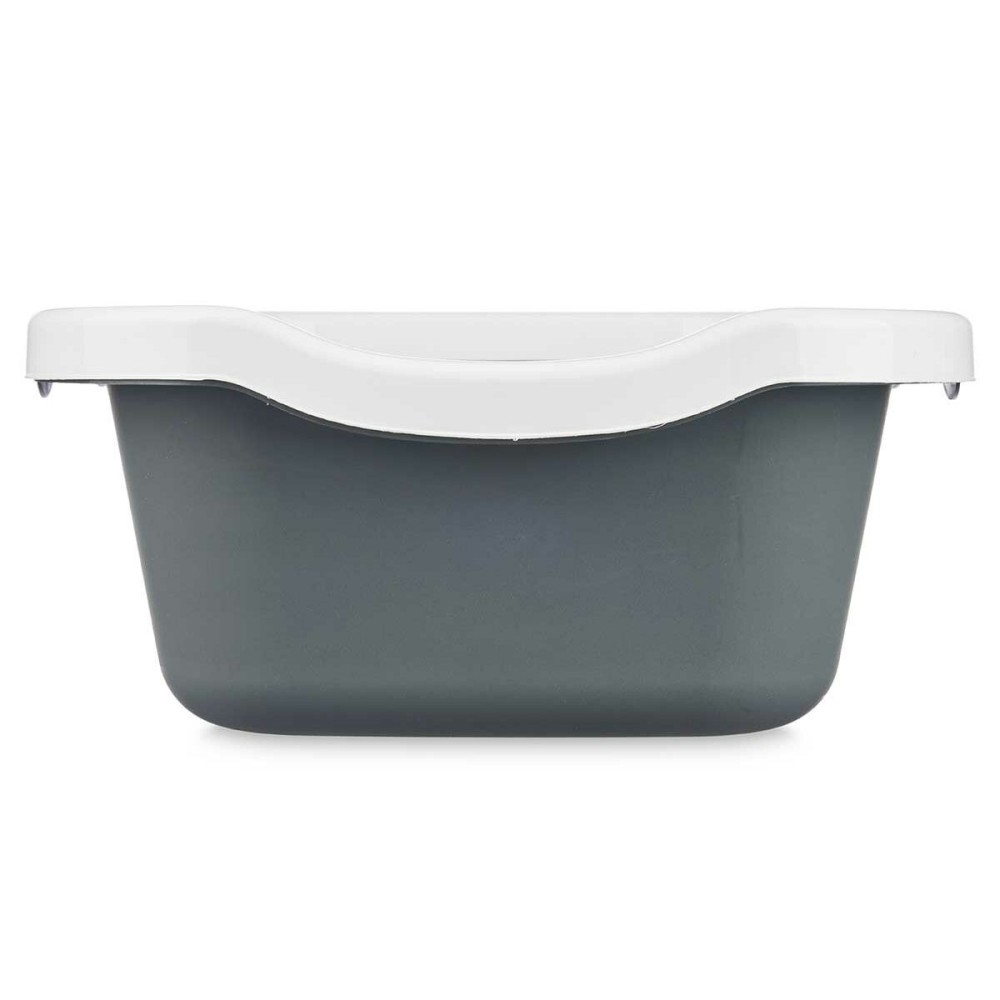 Bac à litière pour chats Mascow 87954 87954 Blanc Anthracite Plastique 25 x 11 x 2 cm 0,38 x 16 x 58,5 cm (11 Unités)