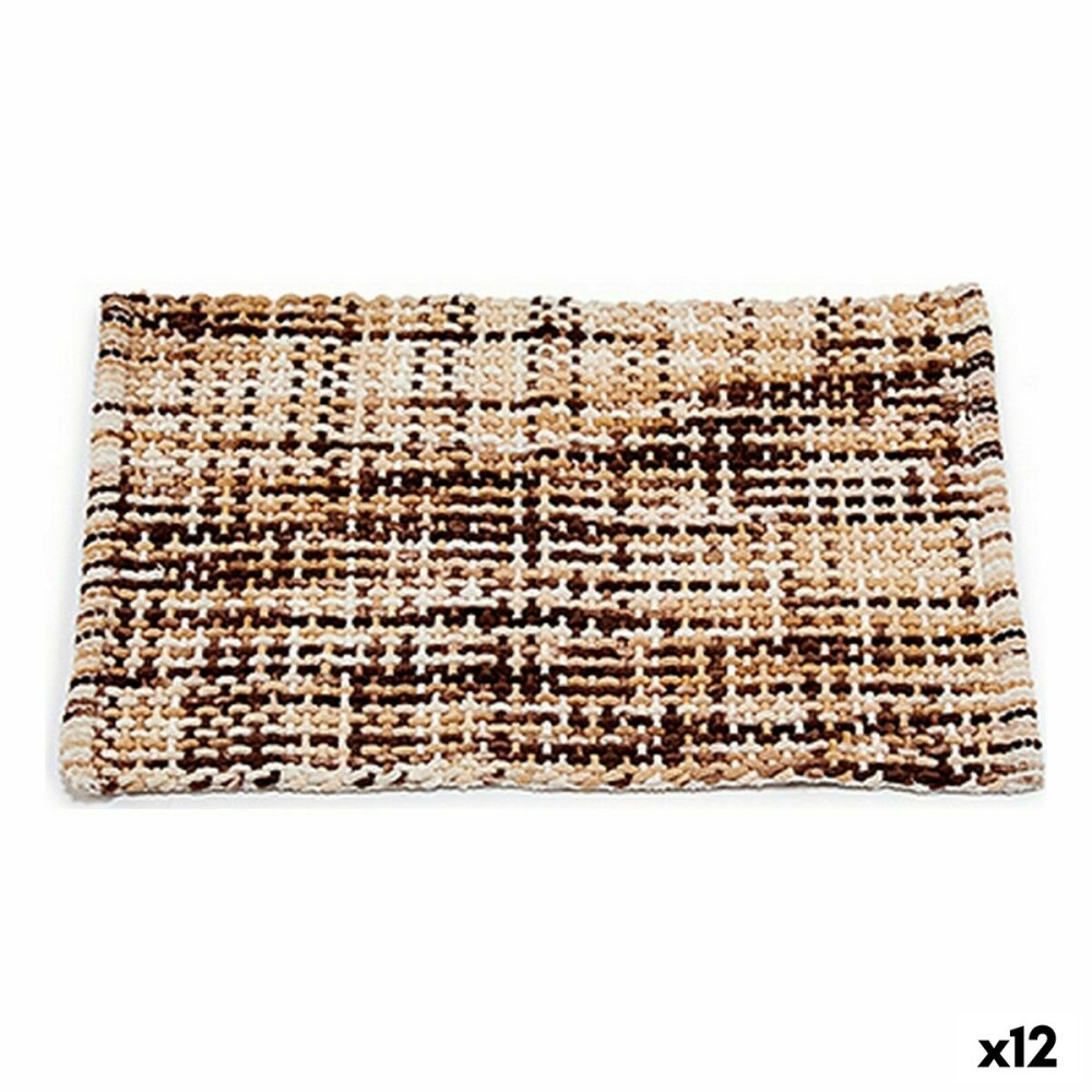 Tapis de bain Berilo ITEM NO.13 RUGS ITEM NO.13 RUGS Marron 50 x 80 cm (12 Unités)