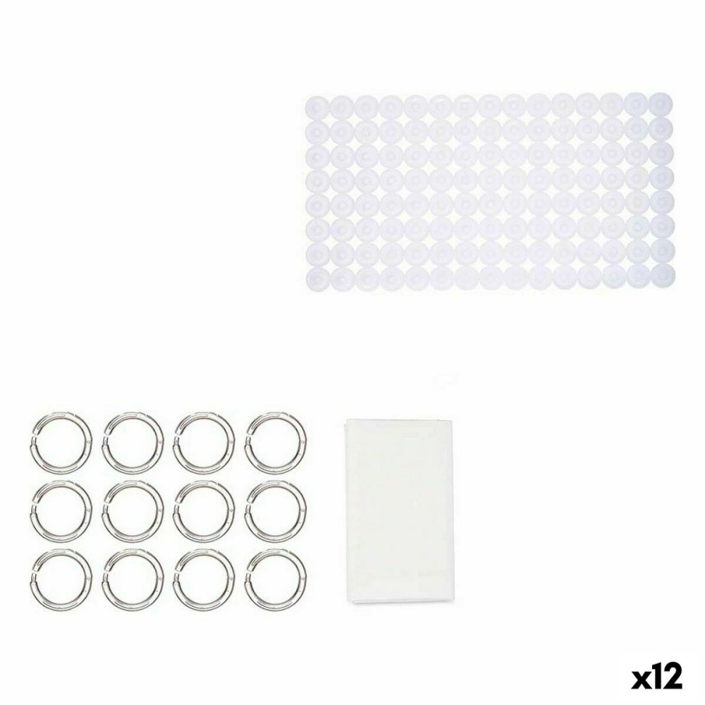 Bath Set Berilo CN-B6032A-WHITE CN-B6032A-WHITE White PVC Polyethylene EVA 28 x 42 x 6 cm (12 Units)