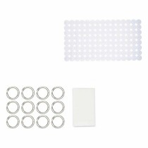 Bath Set Berilo CN-B6032A-WHITE CN-B6032A-WHITE White PVC Polyethylene EVA 28 x 42 x 6 cm (12 Units)