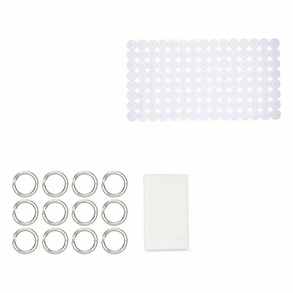 Bath Set Berilo CN-B6032A-WHITE CN-B6032A-WHITE White PVC Polyethylene EVA 28 x 42 x 6 cm (12 Units)