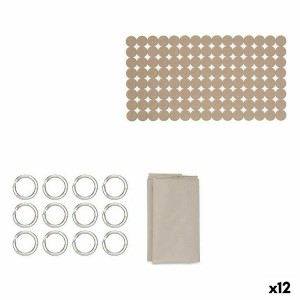 Bath Set Berilo CN-B6032A-BEIGE CN-B6032A-BEIGE Beige PVC Polyethylene EVA 28,5 x 43 x 6 cm (12 Units)