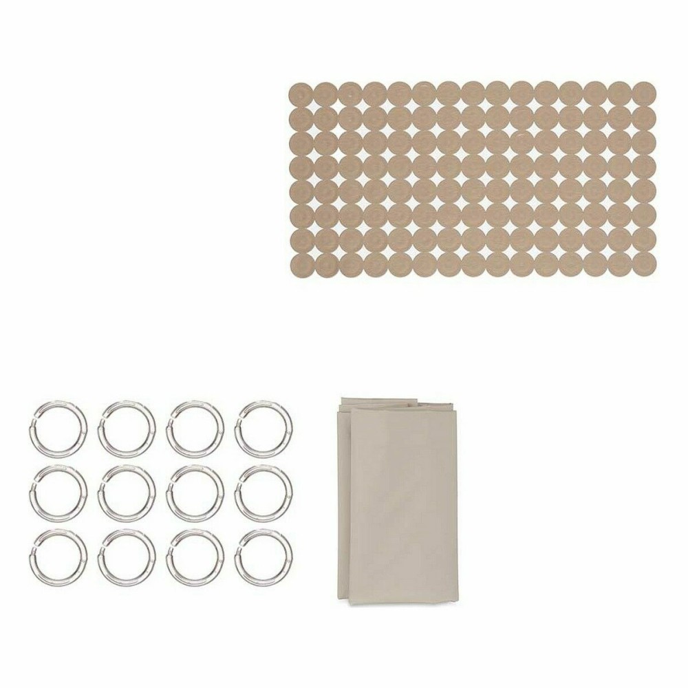 Bath Set Berilo CN-B6032A-BEIGE CN-B6032A-BEIGE Beige PVC Polyethylene EVA 28,5 x 43 x 6 cm (12 Units)