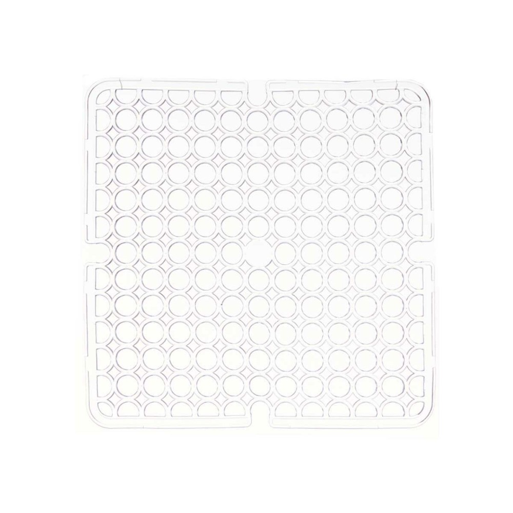 Tapis Antidérapant Kinvara 29100273 29100273 Transparent Plastique 28 x 0,1 x 28 cm 28,5 x 0,1 x 28 cm Évier (12 Unités)