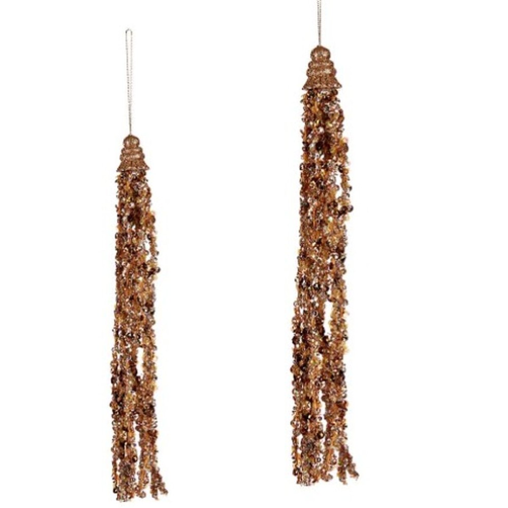 Weihnachtsschmuck Krist+ R201-039(2)-3 R201-039(2)-3 Gold Girlanden 3,5 x 2,5 x 35 cm Halsband (24 Stück)