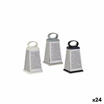 Grater Kinvara 50680 50680 White Black Grey Silver Rubber Stainless steel Plastic 11,5 x 22,5 x 10 cm (24 Units)