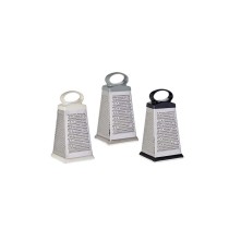 Gratoir Kinvara 50680 50680 Blanc Noir Gris Argent Caoutchouc Acier inoxydable Plastique 11,5 x 22,5 x 10 cm (24 Unités)