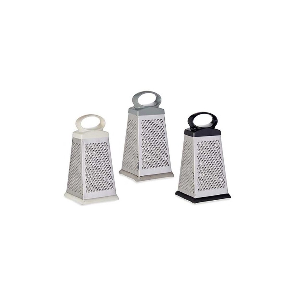 Gratoir Kinvara 50680 50680 Blanc Noir Gris Argent Caoutchouc Acier inoxydable Plastique 11,5 x 22,5 x 10 cm (24 Unités)