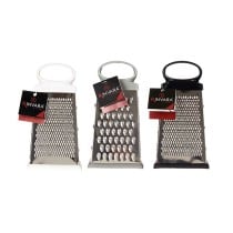 Grater Kinvara 50680 50680 White Black Grey Silver Rubber Stainless steel Plastic 11,5 x 22,5 x 10 cm (24 Units)