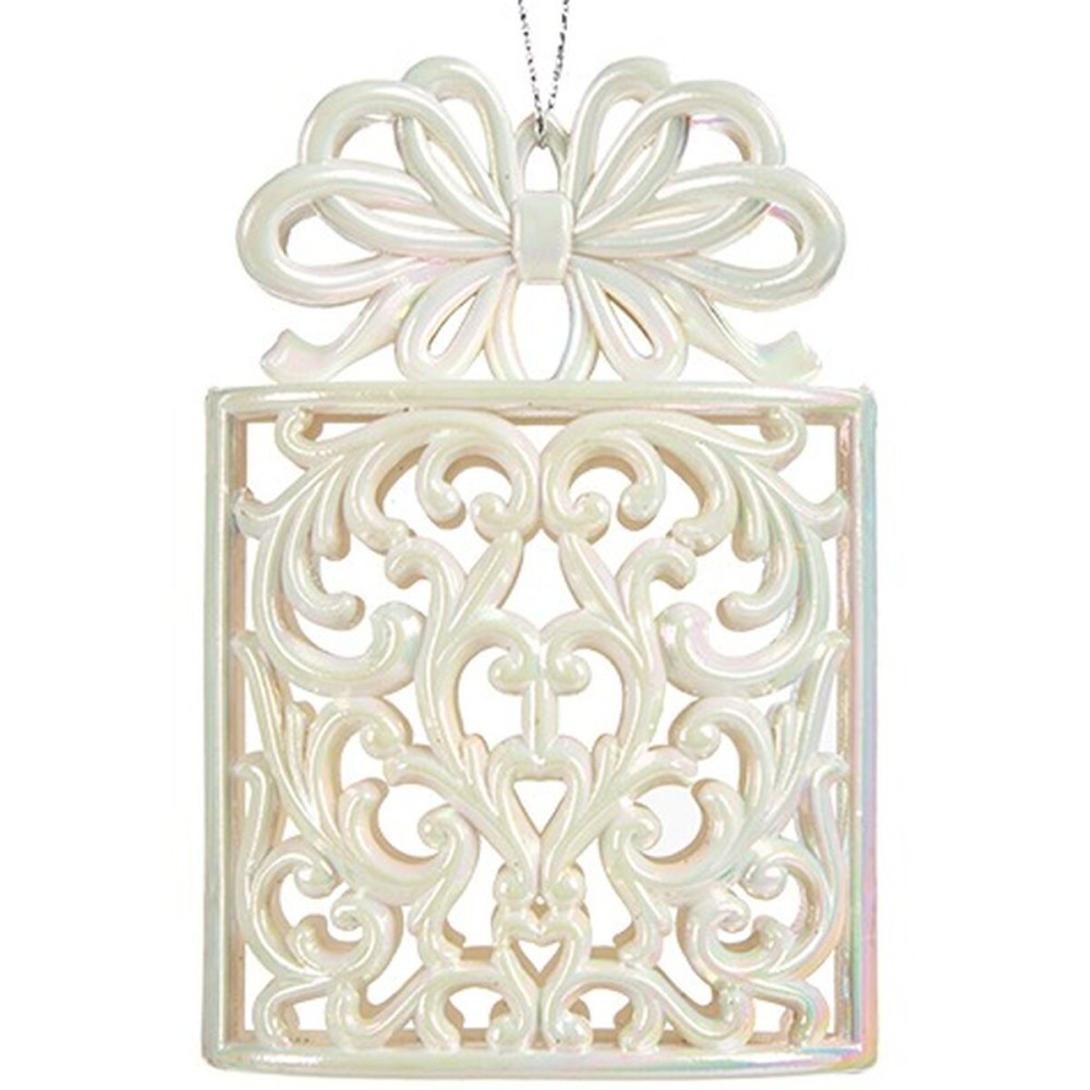 Weihnachtsschmuck Krist+ 91821 91821 Perlmutt Kunststoff Glitzernd Geschenkbox 7,4 x 11,5 x 4 cm (24 Stück)
