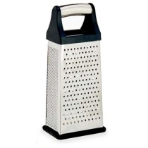 Grater Kinvara KT171464 KT171464 Black Silver Stainless steel ABS TPR 9,5 x 21,5 x 6,7 cm 9,5 x 22,5 x 6,7 cm (12 Units)