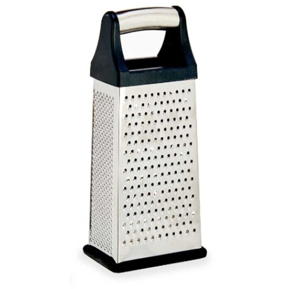 Grater Kinvara KT171464 KT171464 Black Silver Stainless steel ABS TPR 9,5 x 21,5 x 6,7 cm 9,5 x 22,5 x 6,7 cm (12 Units)