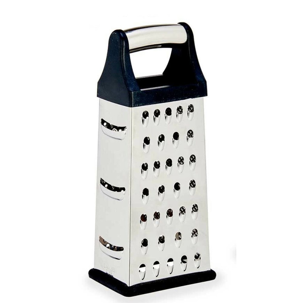 Grater Kinvara KT171464 KT171464 Black Silver Stainless steel ABS TPR 9,5 x 21,5 x 6,7 cm 9,5 x 22,5 x 6,7 cm (12 Units)