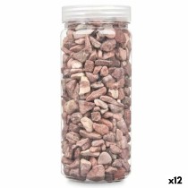 Deko-Steine Gift Decor 2325DC-40 2325DC-40 Rot 10 - 20 mm 700 g 6,2 x 15,3 x 6,2 cm 6,5 x 15,8 x 6,5 cm (12 Stück)