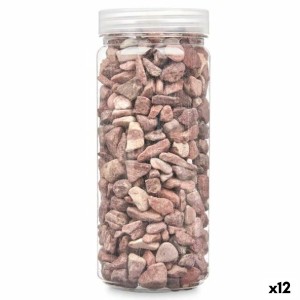 Deko-Steine Gift Decor 2325DC-40 2325DC-40 Rot 10 - 20 mm 700 g 6,2 x 15,3 x 6,2 cm 6,5 x 15,8 x 6,5 cm (12 Stück)