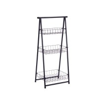 Regal Kinvara CN-W2672C-A CN-W2672C-A Schwarz Metall Eisen 44 x 31 x 90 cm 44 x 90 x 31 cm 48 x 8,5 x 38 cm