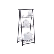 Regal Kinvara CN-W2672C-A CN-W2672C-A Schwarz Metall Eisen 44 x 31 x 90 cm 44 x 90 x 31 cm 48 x 8,5 x 38 cm