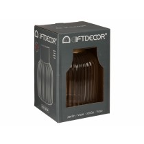 Vase Gift Decor V1522IP-T V1522IP-T Transparent Doré verre 14,5 x 22 x 14,5 cm (6 Unités)