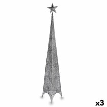 Weihnachtsbaum Krist+ 00160 00160 Silberfarben Silber Metall Kunststoff Stern Turm 42 x 218 x 42 cm 188 x 8 x 42 cm (3 Stück)