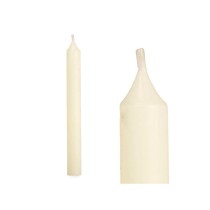 Kerzen-Set Acorde 126-B-AR 126-B-AR Creme 2 x 2 x 20 cm 8,5 x 21 x 4,5 cm (12 Stück)
