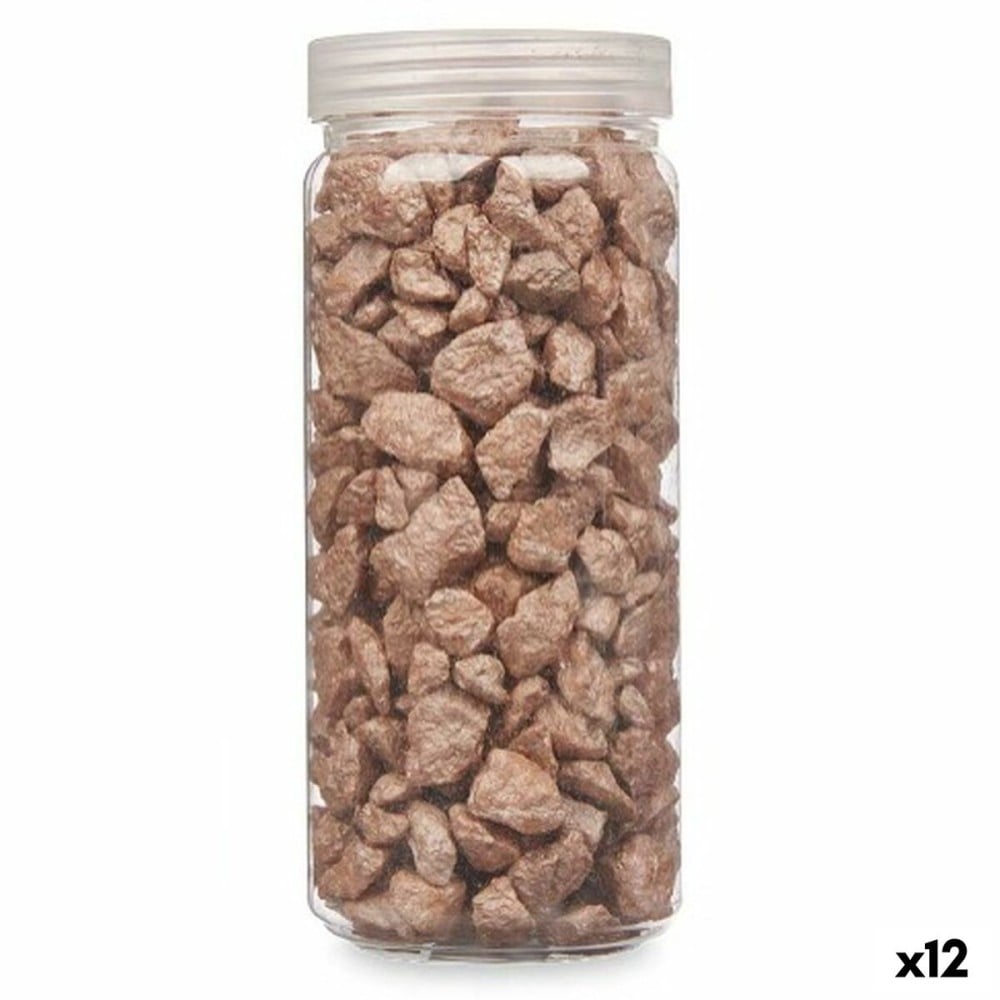 Deko-Steine Gift Decor 2344DC-CZ12 2344DC-CZ12 Braun 10 - 20 mm 700 g 6,2 x 15,3 x 6,2 cm (12 Stück)