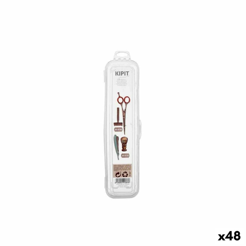 Case Kipit 2 2 Transparent Travel Shaving Set (48 Units)