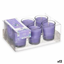 Scented Candle Set Acorde 48-B-AR 48-B-AR Lavendar Glass (12 Units)