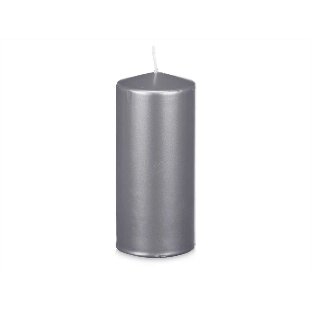 Kerze Acorde 92547 92547 Silberfarben 9 x 20 x 9 cm (8 Stück)