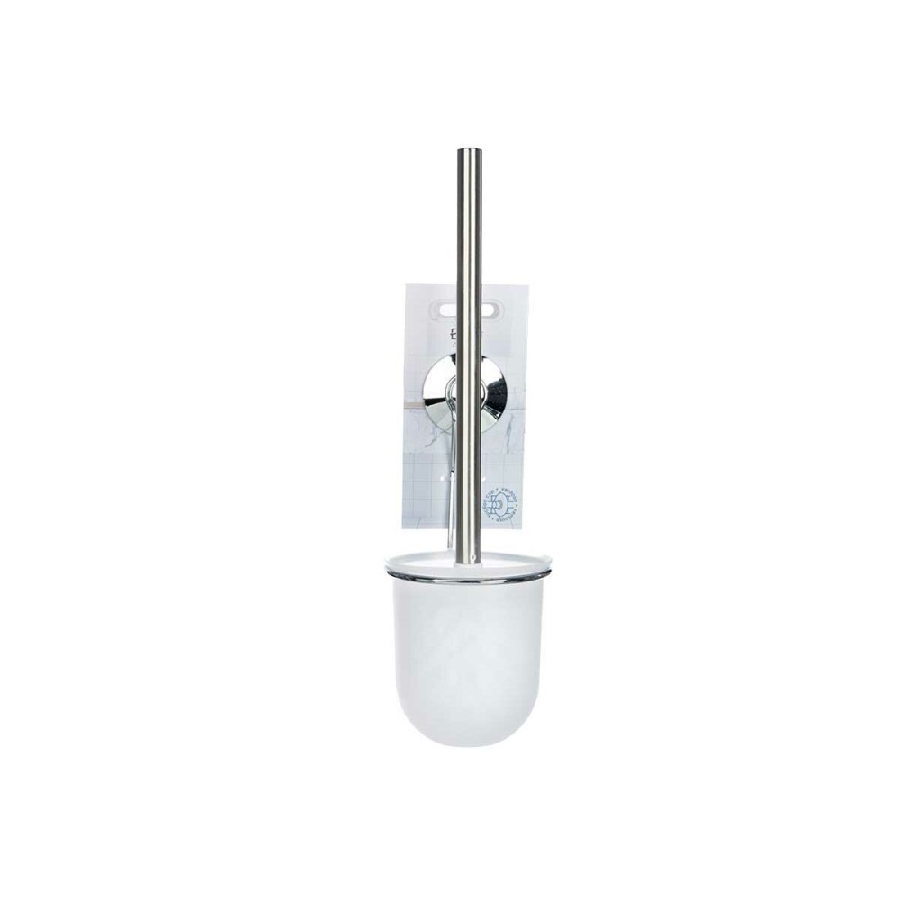 Toilet Brush Berilo W3100-15 W3100-15 White Steel ABS 10 x 36 x 10 cm (12 Units)