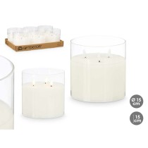 Bougie LED Gift Decor Z23688 Z23688 Blanc Transparent 15 x 15 x 15 cm (AA) (6 Unités)