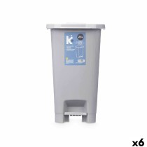 Poubelle à pédale ABK-142 1 ABK-142 1 Gris Plastique 25 L (6 Unités)