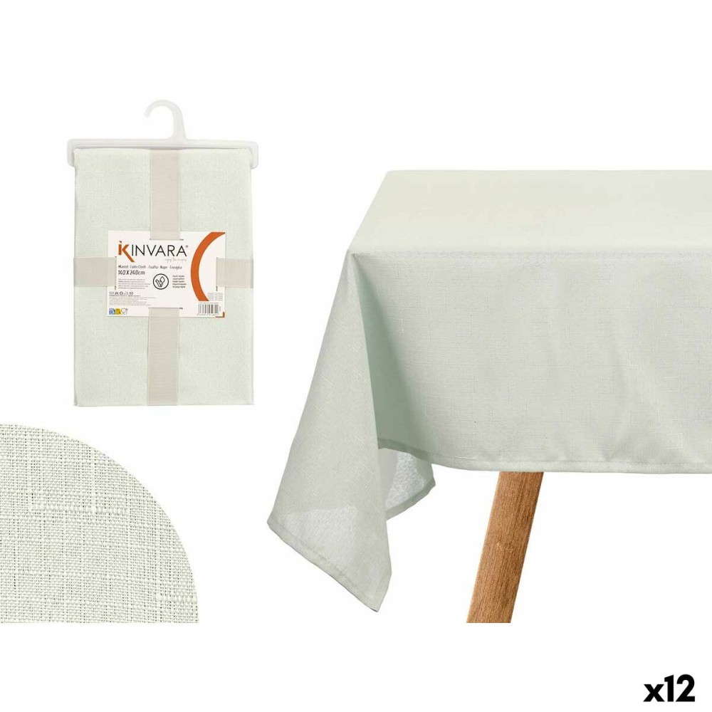 Tablecloth Kinvara NM40215-C8 NM40215-C8 Green 140 x 240 cm (12 Units)