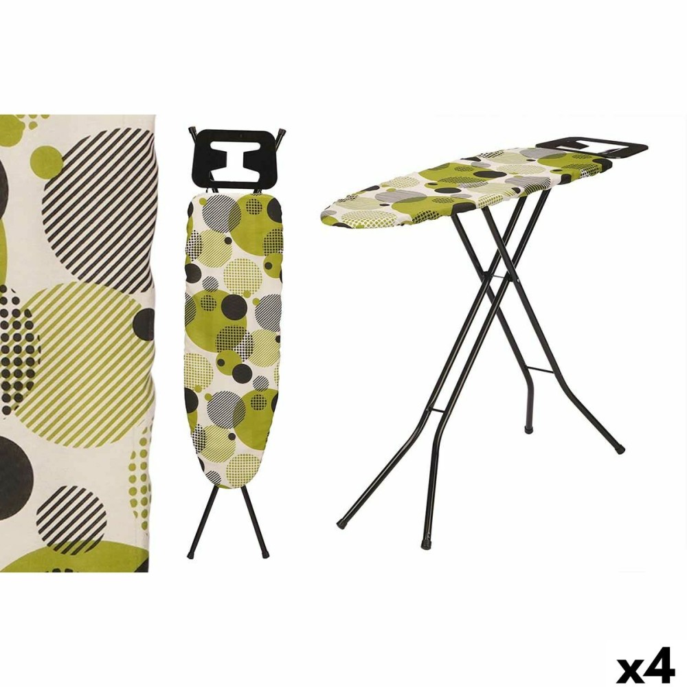 Table à Repasser Kipit 18358 - CB-218 18358 - CB-218 Noir Vert Métal Tissu (4 Unités)
